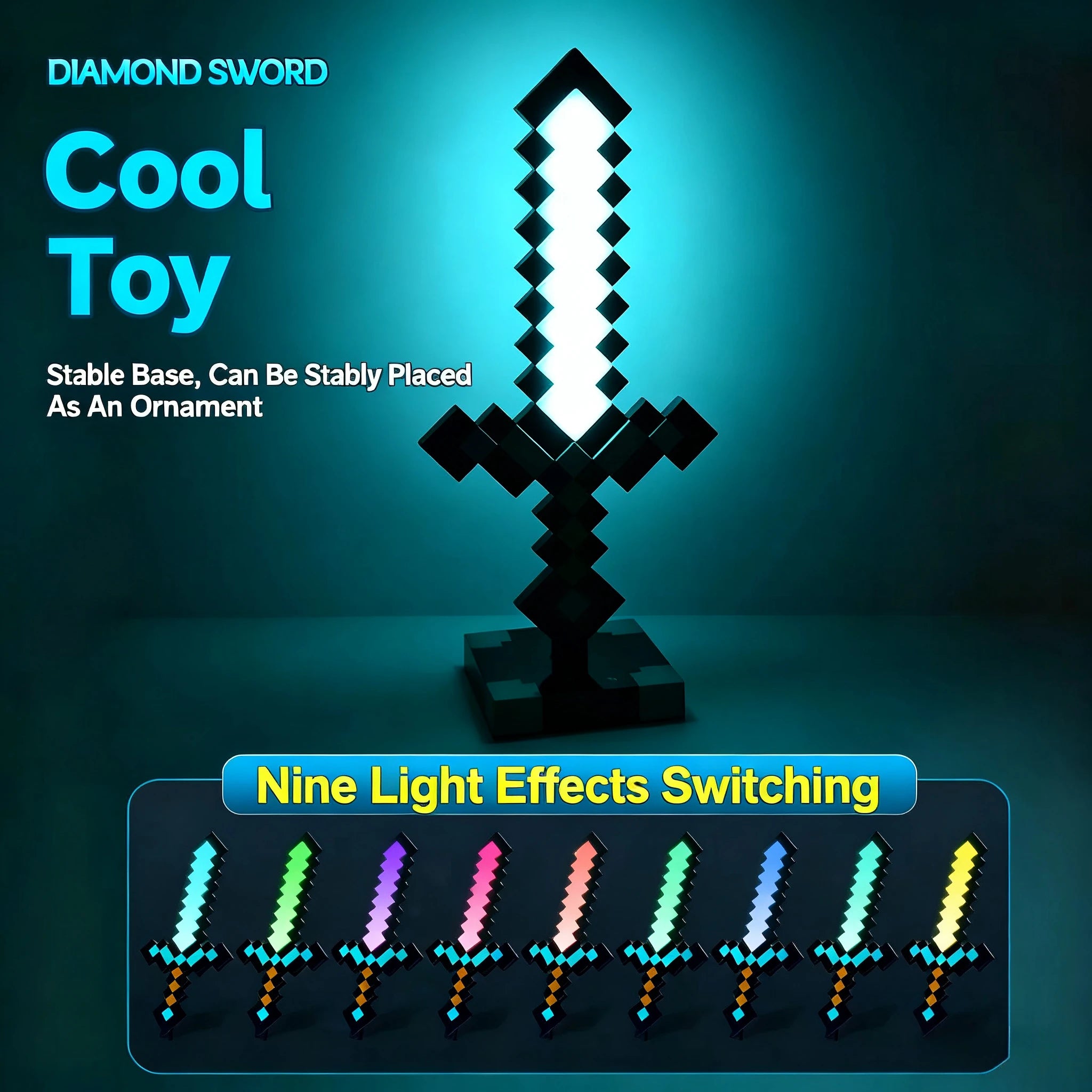 Diamond Sword LED Lamp