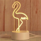 Romantic Heart Acrylic Lamp